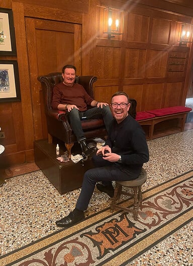 London Shoeshine at a VIP event